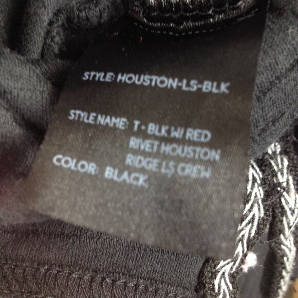 Craft + Flow Knitwear Long Sleeve Crewneck Black Shirt Men's Size M - Picture 4 of 6